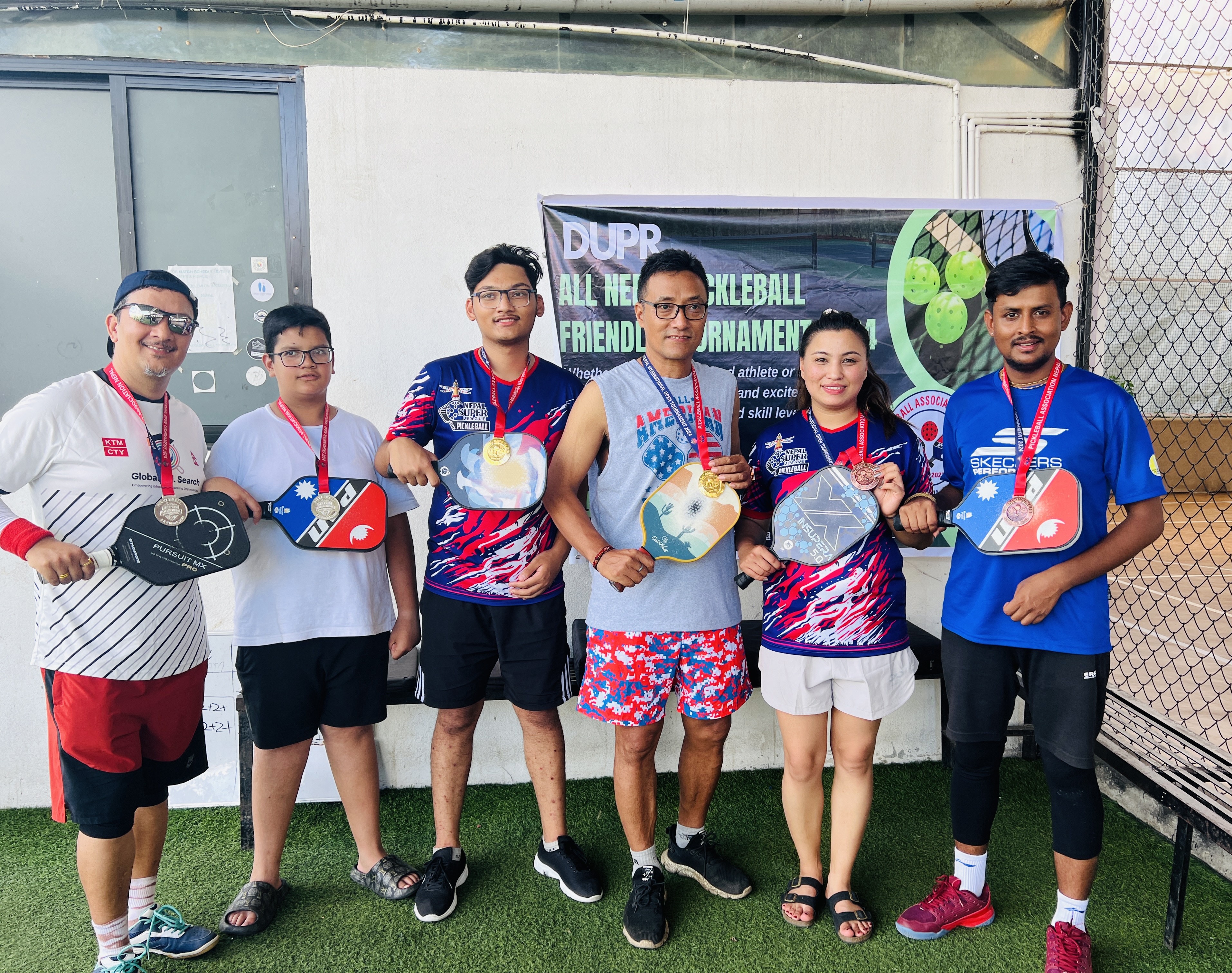 Nepali Pickleball Team Shines at South Asian Pickleball Tournament